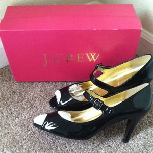 J. Crew patent leather Mary Janes