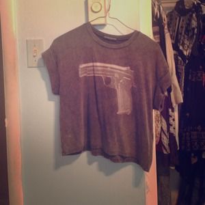 Gun brandy Melville shirt NWOT