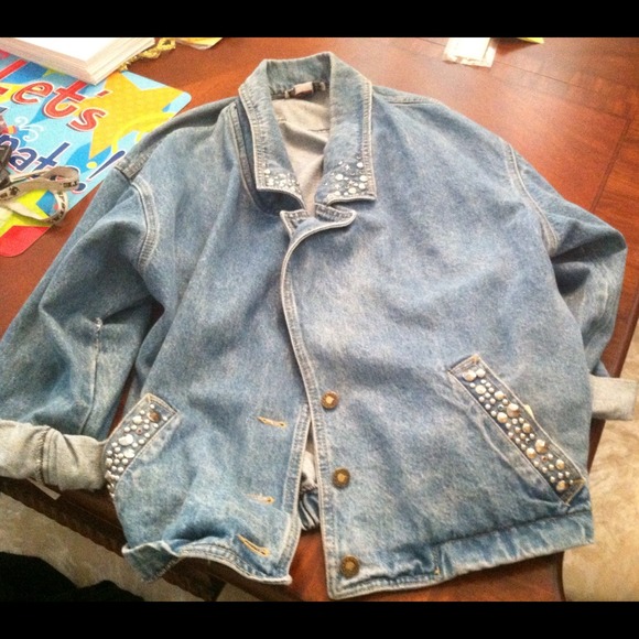 Vintage oversized denim jacket