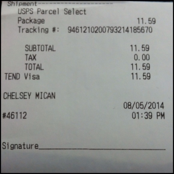 Trading receipt ✨