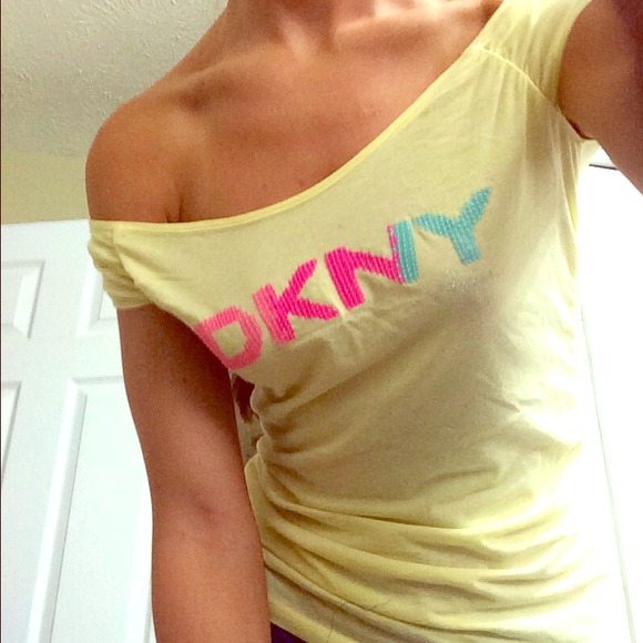 DKNY ombre sequin top