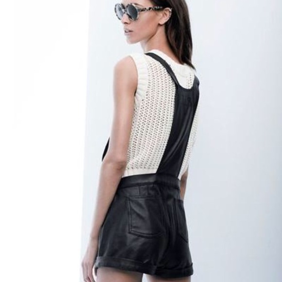 SOLD in bundle Rag&bone leather overalls - Picture 2 of 4