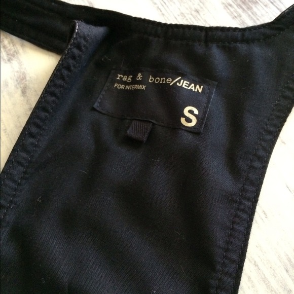 SOLD in bundle Rag&bone leather overalls - Picture 3 of 4