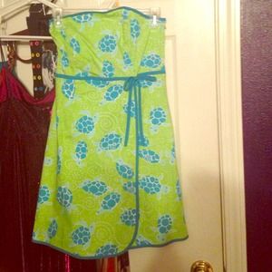 Lilly Pulitzer strapless dress