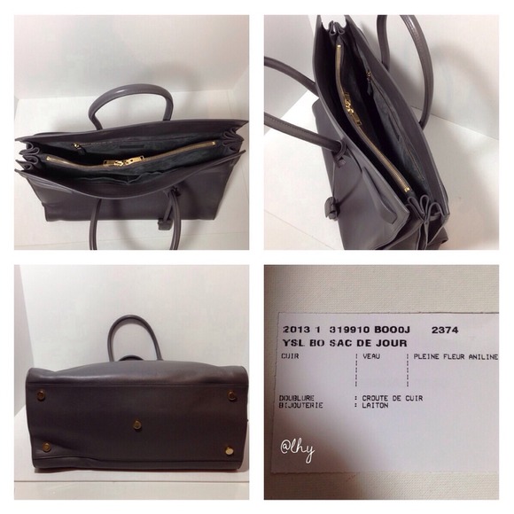 ❌SOLD❌SAINT LAURENT LARGE SAC DE JOUR TOTE - Picture 3 of 4