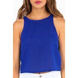 Royal Blue Crop Top