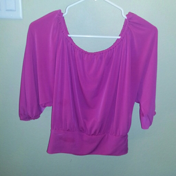 EXPRESS - Dark pink top