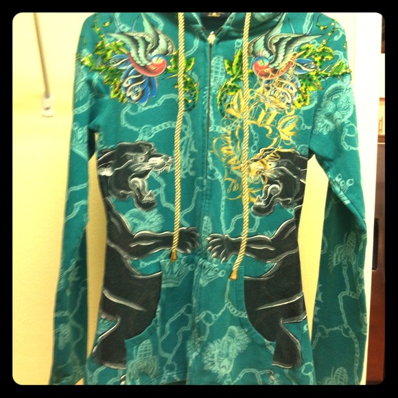 Christian audigier panther sweatshirt