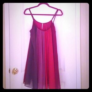 Multicolored Flowy Free People Dress