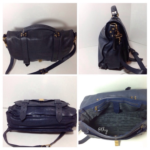 ❌SOLD❌PROENZA SCHOULER PS1 LARGE SATCHEL  MIDNIGHT - Picture 2 of 4