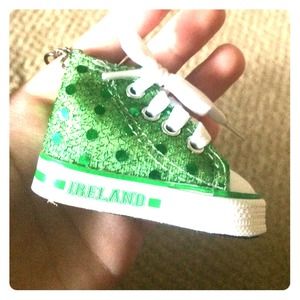 Irish luck shoe keyring/keychain 🍀