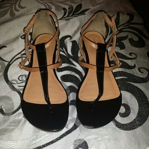 Black and Tan Sandles