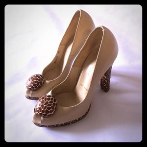 BRUNO MAGLI Peeptoe Pumps