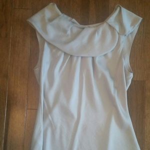 Silver dress top