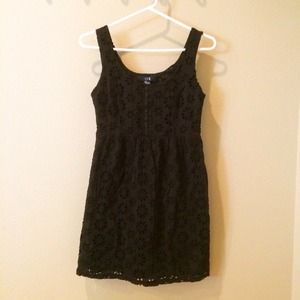 Black eyelet sundress