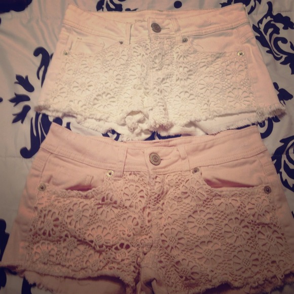 2 pairs of lace shorts