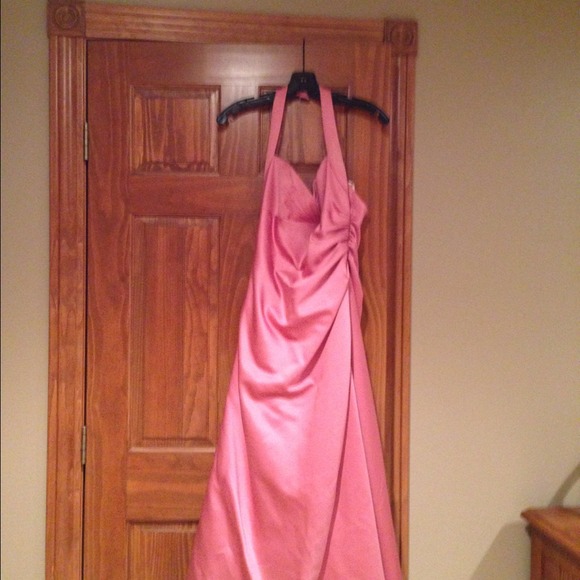 Rose pink long dress
