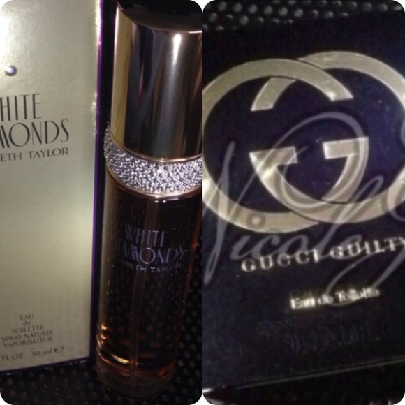Gucci and white diamonds perfume bundle