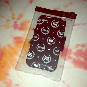 iPhone 4/4s Victoria Secret PINK black soft case