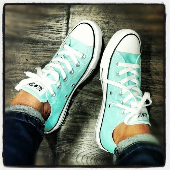 Converse Shoes - Tiffany blue converse