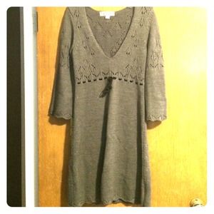 Dark Brown printed Decree Dress.