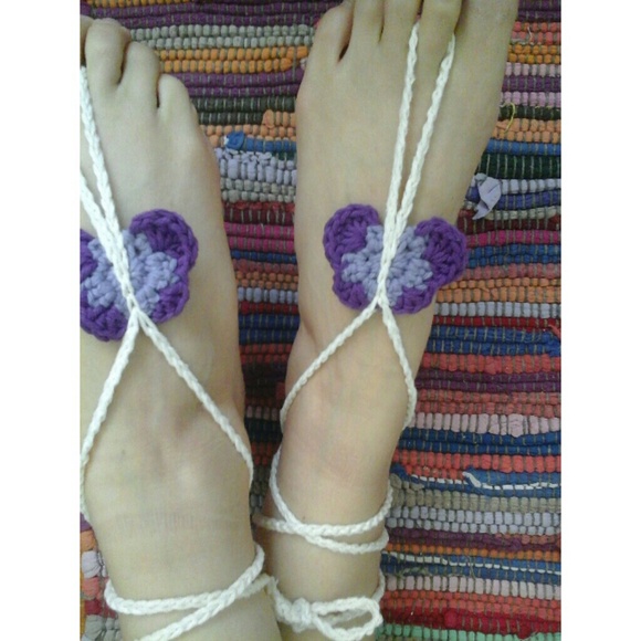 Boho Barefoot sandals - Picture 2 of 2