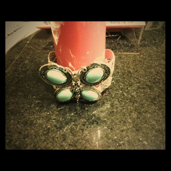 Butterfly cuff bracelet