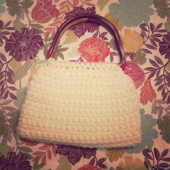 Vintage White Bag