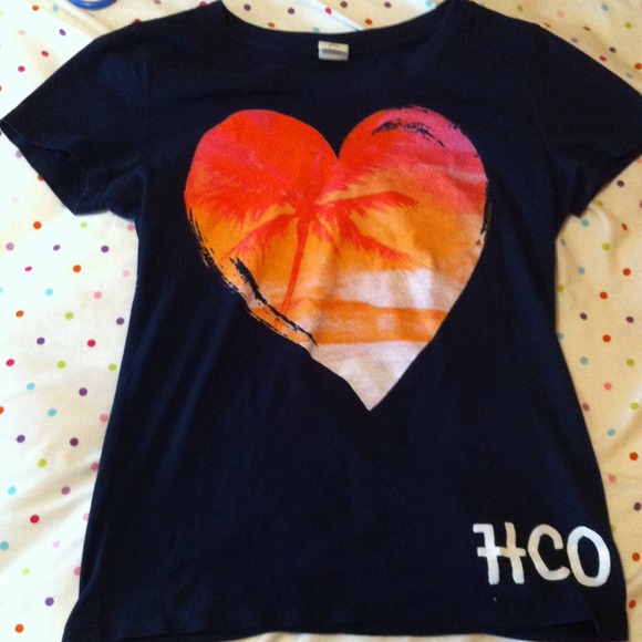 Hollister navy blue shirt