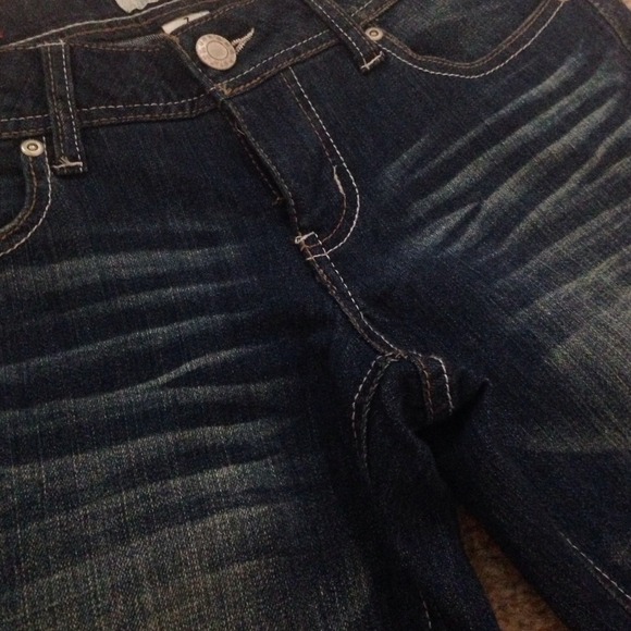 Dark wash, never worn jeans