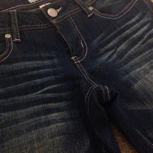 Dark wash, never worn jeans