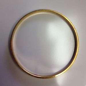 Gold bracelet (not real gold)