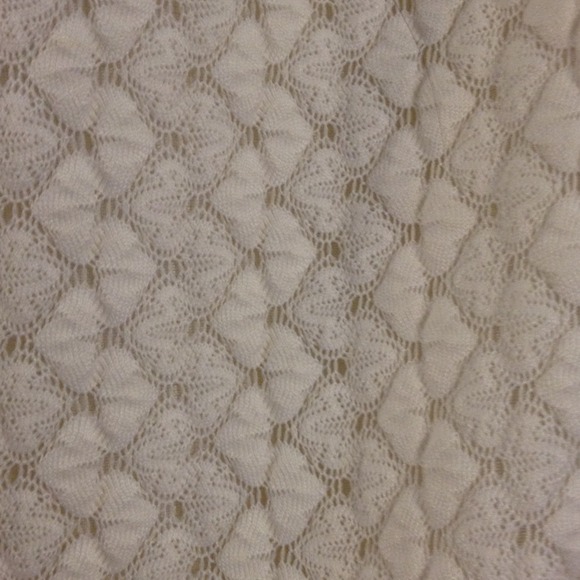 Vintage Express Tricot dress, white, size 7/8 - Picture 3 of 3