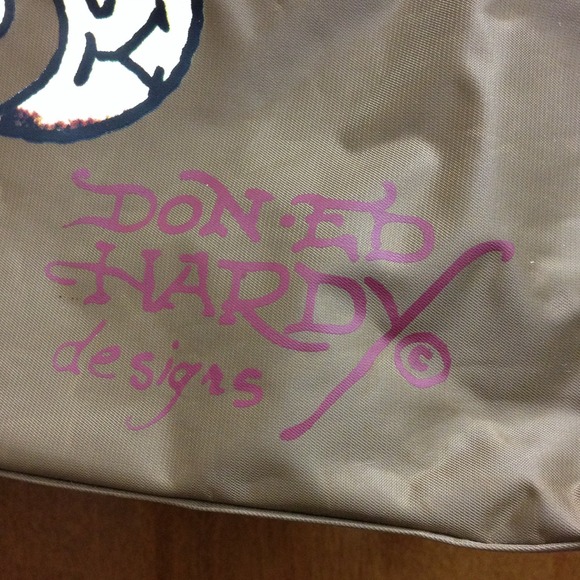 NWOT dark bronze don ed hardy bag and a surprise - Picture 2 of 2