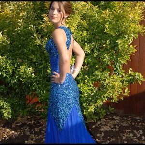 2013 Jasz couture blue prom dress