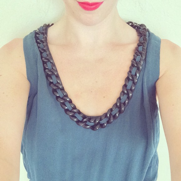Robert Rodriguez Tops - RESERVED Robert Rodriguez Teal Silk Chain Link 8