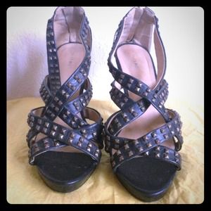 LOWEST PRICE Studded strappy Miss Me heels