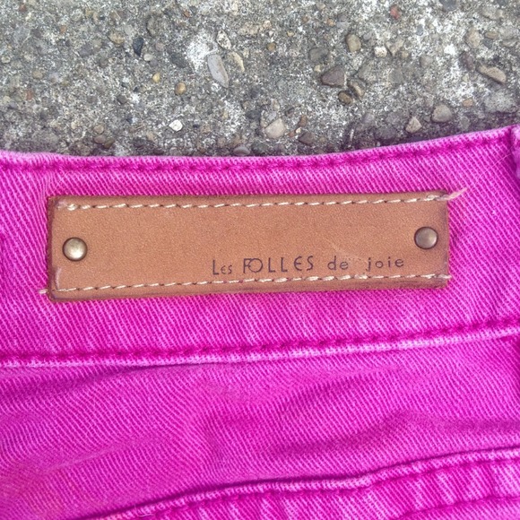 Pink High Waisted Shorts - Picture 3 of 3