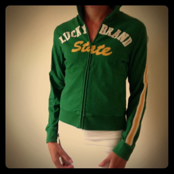 Lucky Brand Track Suit-style Zip-up Jacket