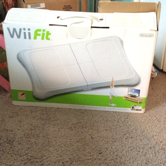 Wii fit balance board with disk