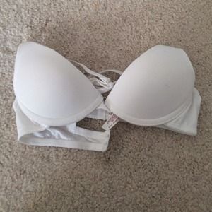 White 32A push up bra