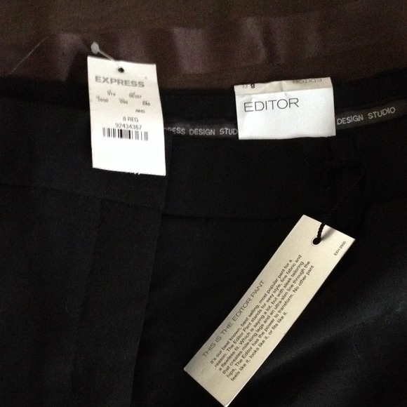 Black Editor pants