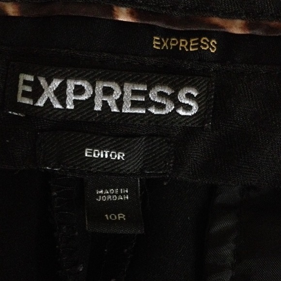 Black Express pants