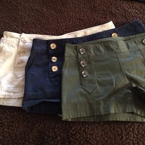 *Sale*Set of 3 pairs of express shorts NWOT