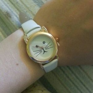 Rhinestone Cat Watch