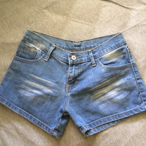 Denim shorts