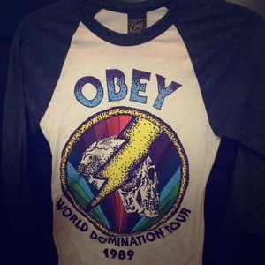 Obey Baseball Tee