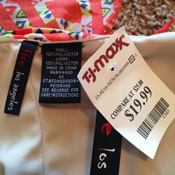 Aztec Print Caged Back Skater Dress - Picture 2 of 2