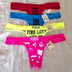 VS PINK Seamless Thong Panty