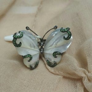 Carlo Viani 925 Buttery Ring Stunning piece